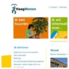 Website Haag Wonen